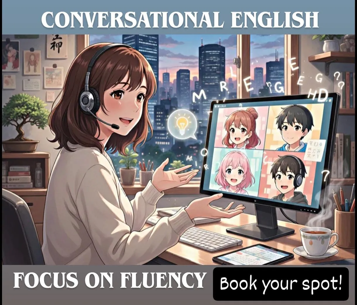 Conversational English for Everyone – 1-Month Practical Speaking by Hira Adeeb